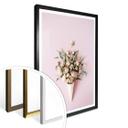 Plakat - Flowers in an Ice Cream Cone - Rosa