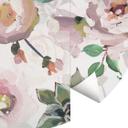 Fototapet - UN Designs - Blomster i kunstnerisk stil - rund - vliesetapet/selvklæbende non-woven tap