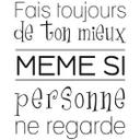 Sticker mural - Fais toujours de ton mieux...