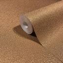 Papel pintado no tejido textura yeso liso moderno brillante en cobre 
