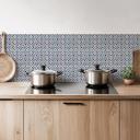 Azulejos Adhesivos Muestra geométrica con flores - Treechild - Lote de 12