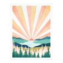 Póster SpaceFrog Designs - Verano retro
