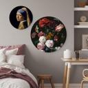 Tableau sur alu-Dibond rond Vermeer & de Heem (set 2 pièces)