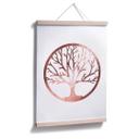 Plakat - Livet træ - Rosegold optik