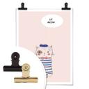 Póster Kubistika - Le Meow