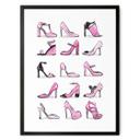 Póster Martina - Tacones de aguja rosas