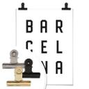 Póster - Tipografía Barcelona