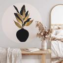 Sticker mural Kubistika - Bouquet No. 5 - Rond