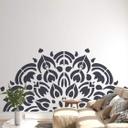 Wallsticker Halvt mandala-ornament - boho