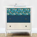 Vinilo adhesivo muebles, vinilo decorativo - lavable - hortensia azul