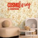 COSMOPOLITAN blomstertapet blomster hvidguld - moderne designer ikke-vævet tapet