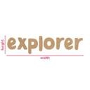 MDF-dekoration Explorer