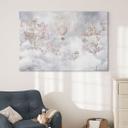 Canvas schilderij sprookjeswereld met kasteel en eenhoorn - Ms Tiff