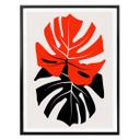 Póster Kubistika - Dúo Monstera