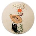 Væg cirkel træ Arty Guava - Papaya Balance