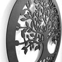 Décoration lumineuse LED en MDF - Arbre avec racines