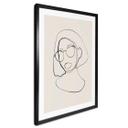 Póster NKTN - Line Art - Mujer con gafas
