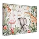 Lienzo Animales africanos en la selva - Kvilis