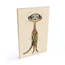 Cuadro de madera Hagenmeyer - Suricata