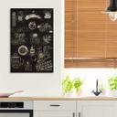 Cuadro de madera World of Coffee