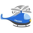 Sticker mural - Hélicoptère de police
