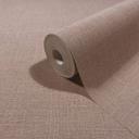 Papel pintado no tejido textil, liso texturado moderno mate en rojo