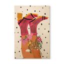 Cuadro de madera sock love meets flower power - Mokate