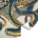 Fotomural SpaceFrog Designs - Pulpo dorado - Redondo - Papel pintado autoadhesivo/no tejido
