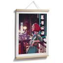 Póster Chica en un balcón en Japón - Oliveira
