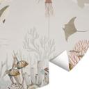 Papel pintado infantil Las ballenas y sus amigos en el mundo submarino - Oliver Robins - Round - Pap