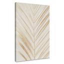 Lienzo 1X Estudio - Hoja de palmera dorada