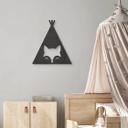 MDF - Decoración en madera - Tipi - Zorro