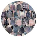 Muursticker Fredriksson Rond - Pink Dream