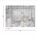 GreyWall1 tapet med betonlook i gråhvid - non-woven Designwalls 2 - 2,55 x 3,5 m
