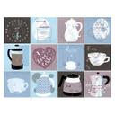 Azulejos Adhesivos Loske - Coffee Time - set de 12