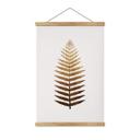 Tekstil plakat Kubistika - Golden Fern