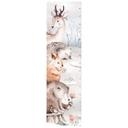 Sticker mural toise - Kvilis - Amis des animaux dans la forêt - 45x160 cm