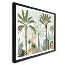 Póster para la habitación de los niños Lindos animales en la selva - Oliver Robins
