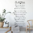 Muursticker In dit huis 02