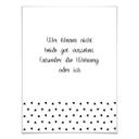 Plakat - Vi kan ikke begge se godt ud