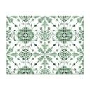 Azulejos Adhesivos Acuarela - Flor verde - lote de 12