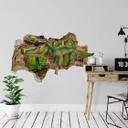 3D Wallsticker T-Rex fra skoven