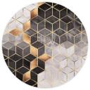 Fototapet - Rundt Fredriksson - Røgfarvede terninger - vliesetapet/selvklæbende non-woven tapet