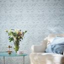 Rasch papier peint intissé, papier peint à motifs Trianon XIII bleu gris
