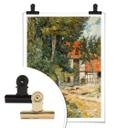 Plakat - Gauguin - Træhus i Normandiet
