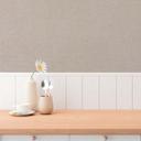 Enkelt tapet med linnedlook brun beige - almindeligt struktureret Ikke-vævet tapet