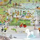 Fototapet - Wimmel - Sommer i parken