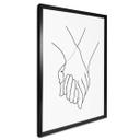 Póster 1X Studio - Line Art Mano a Mano