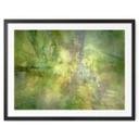 Póster juego de colores en verde dorado - Schmucker