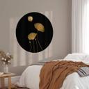 Vinilo decorativo Kubistika - Bailarina a la luz de la luna - Redondo